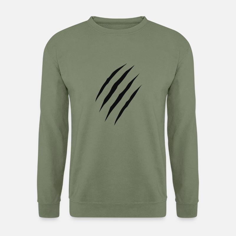 Claw Marks - Unisex Sweatshirt - army green