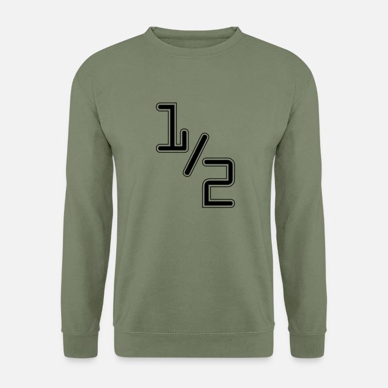 half - Unisex Pullover - Armeegrün