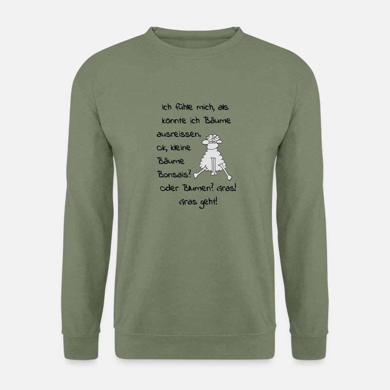Bäume ausreißen - Unisex Pullover - Armeegrün