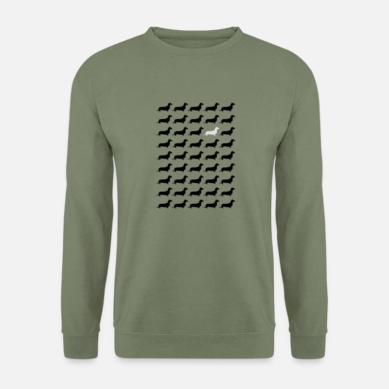 Dackel - Unisex Pullover - Armeegrün