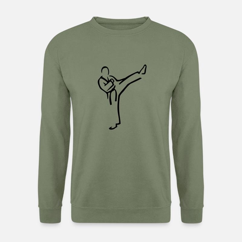 Kampfkunst Icon - Unisex Pullover - Armeegrün
