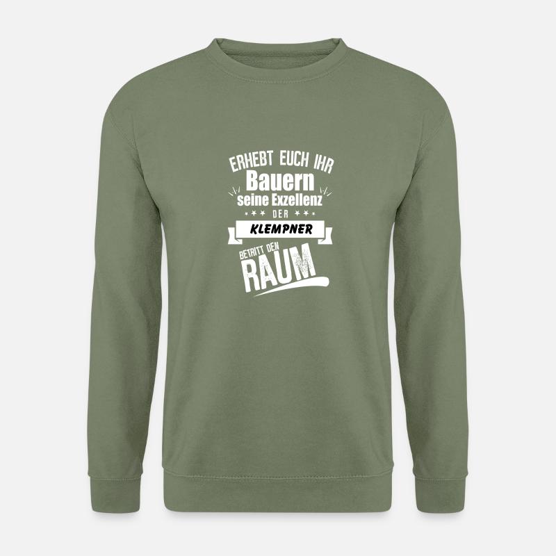 Klempner - Unisex Pullover - Armeegrün