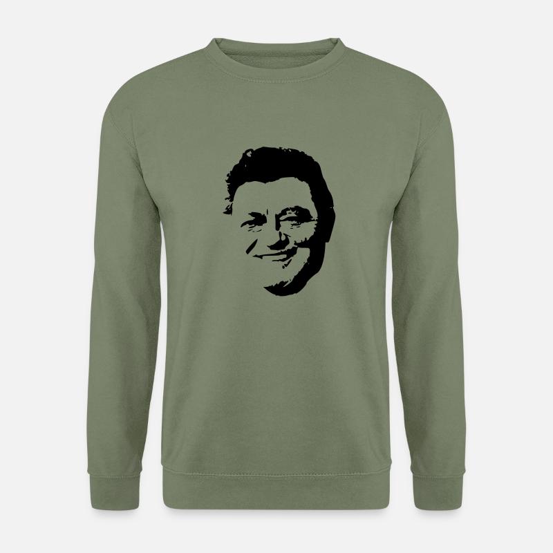 strauss porträt - Unisex Pullover - Armeegrün