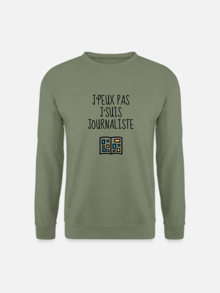 Journalist / Journalismus / Zeitung / Reporter - Unisex Pullover - Armeegrün