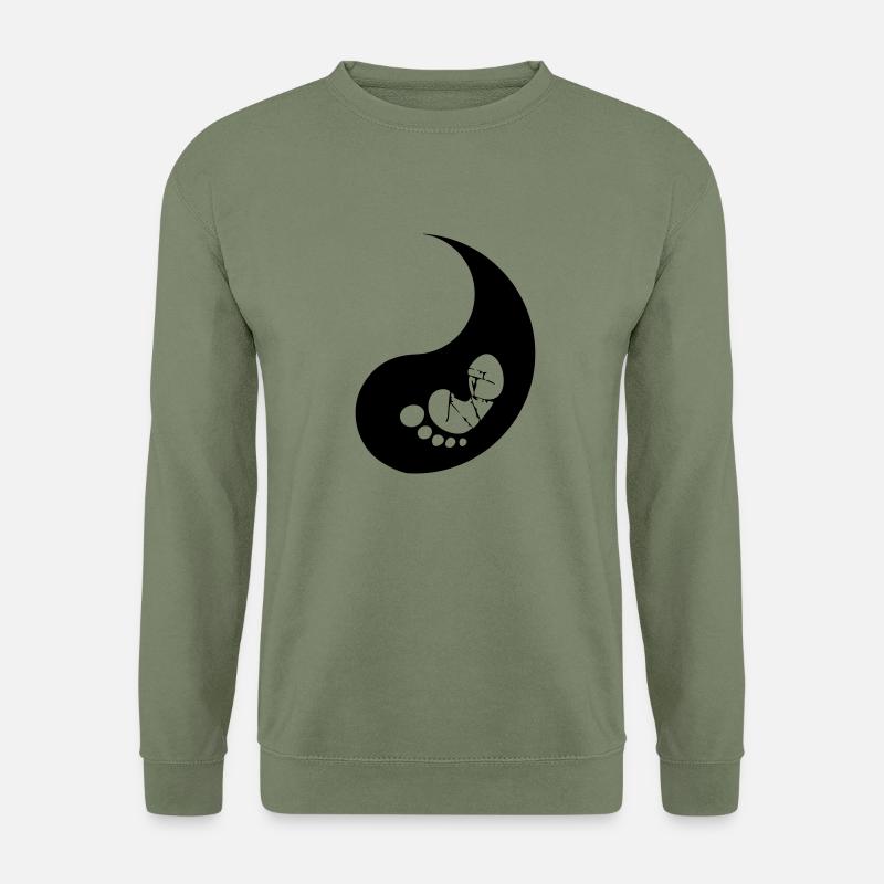 Baby Hälfte Yin - Unisex Pullover - Armeegrün