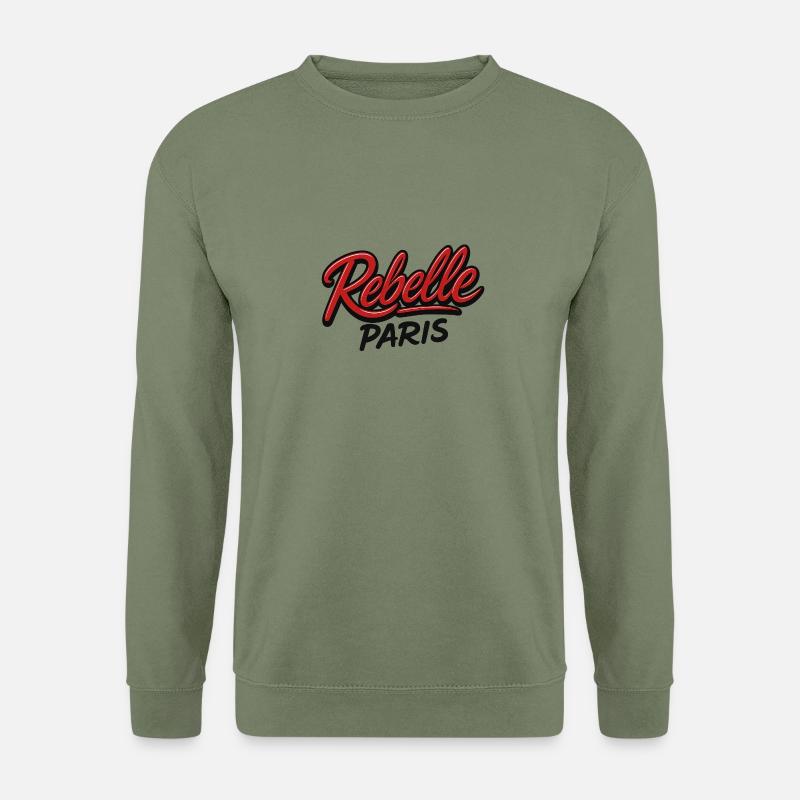 Rebell Paris - Unisex Pullover - Armeegrün