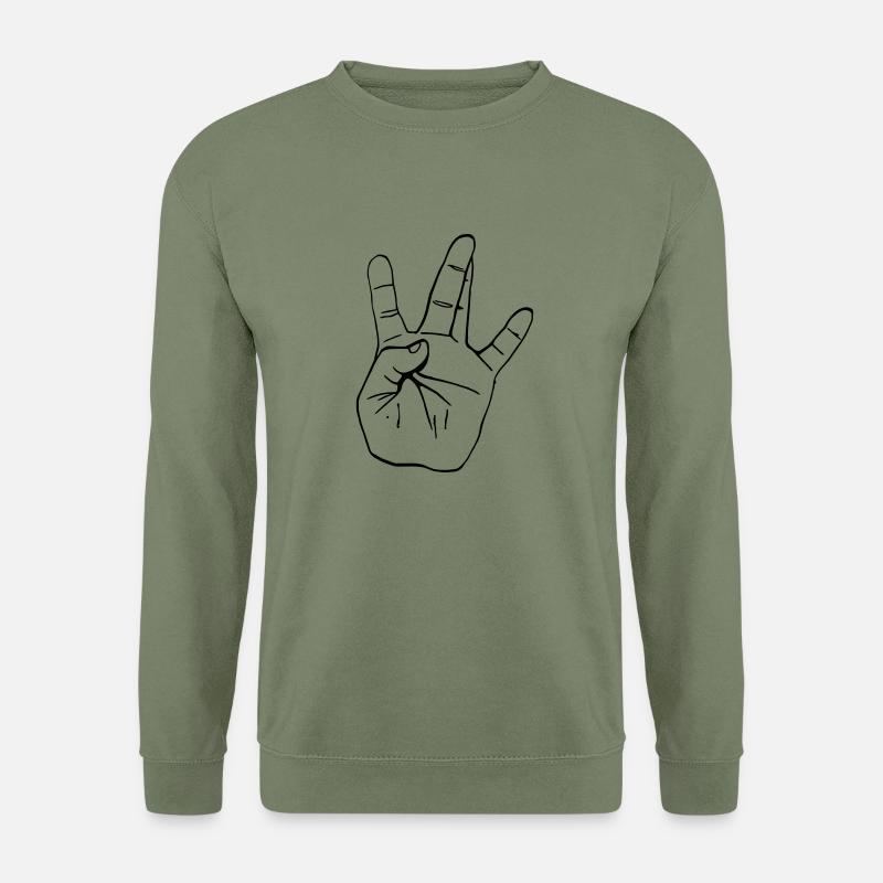 West Coast hand (ie) - Unisex Sweatshirt - army green