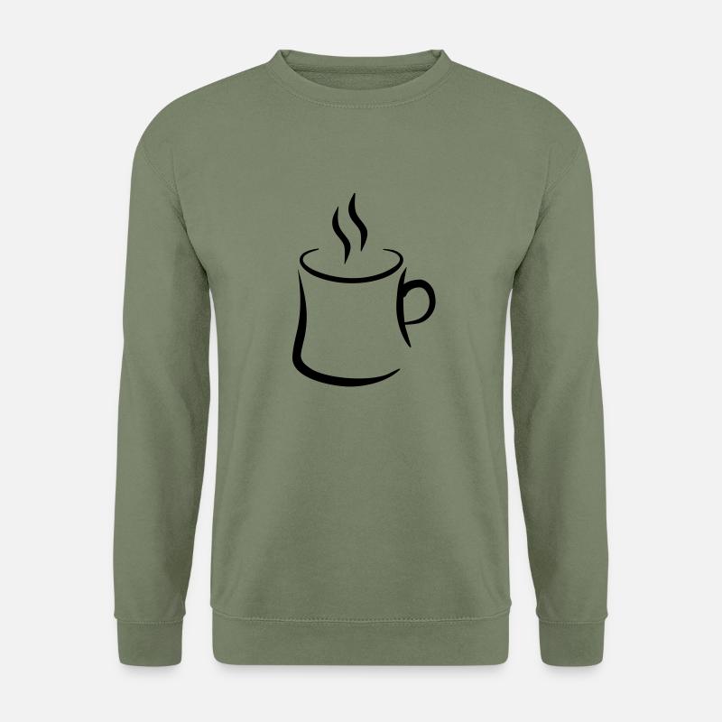 Kaffee - Unisex Pullover - Armeegrün