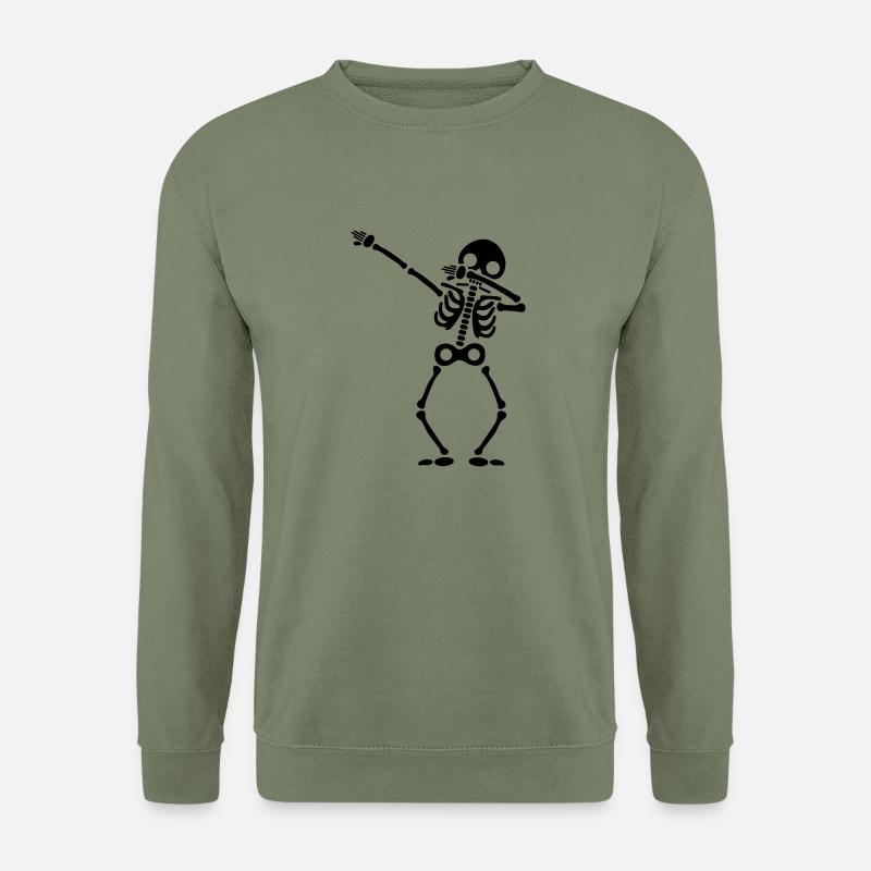 skeleton dab - Unisex Sweatshirt - army green