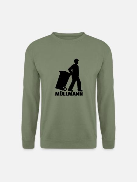 Müllmann - Unisex Pullover - Armeegrün