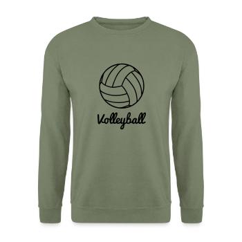 Volleyball Volley ball - Unisex Pullover - Armeegrün - Vorne - Alina (178cm) & Michal (187cm)