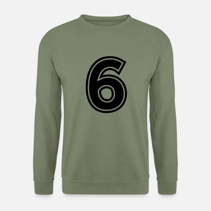 number_six - Unisex Pullover - Armeegrün