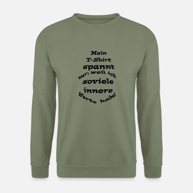 INNER VALUES - Unisex Sweatshirt - army green