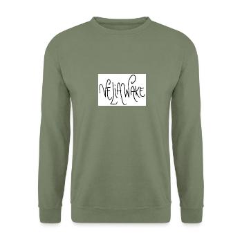 VELIAWAKE - Sweat-shirt Unisexe - vert militaire - Devant - Alina (178cm) & Michal (187cm)