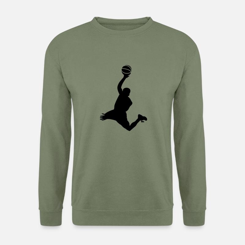 Basketball # 3 - Unisex Pullover - Armeegrün