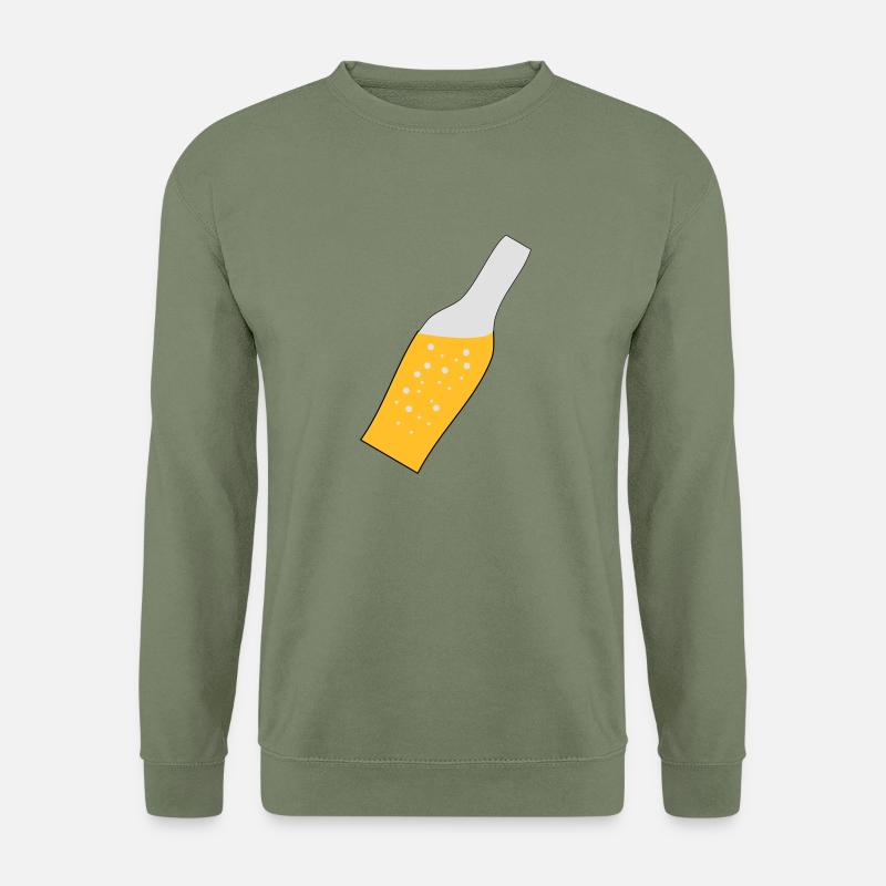 Bierflasche - Unisex Pullover - Armeegrün