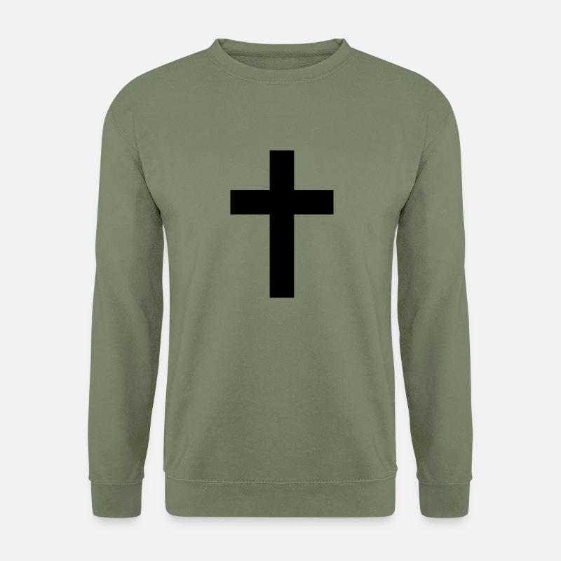 Kreuz - Unisex Pullover - Armeegrün