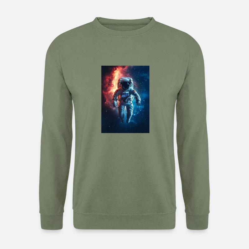 Astronaut 3 - Unisex Pullover - Armeegrün