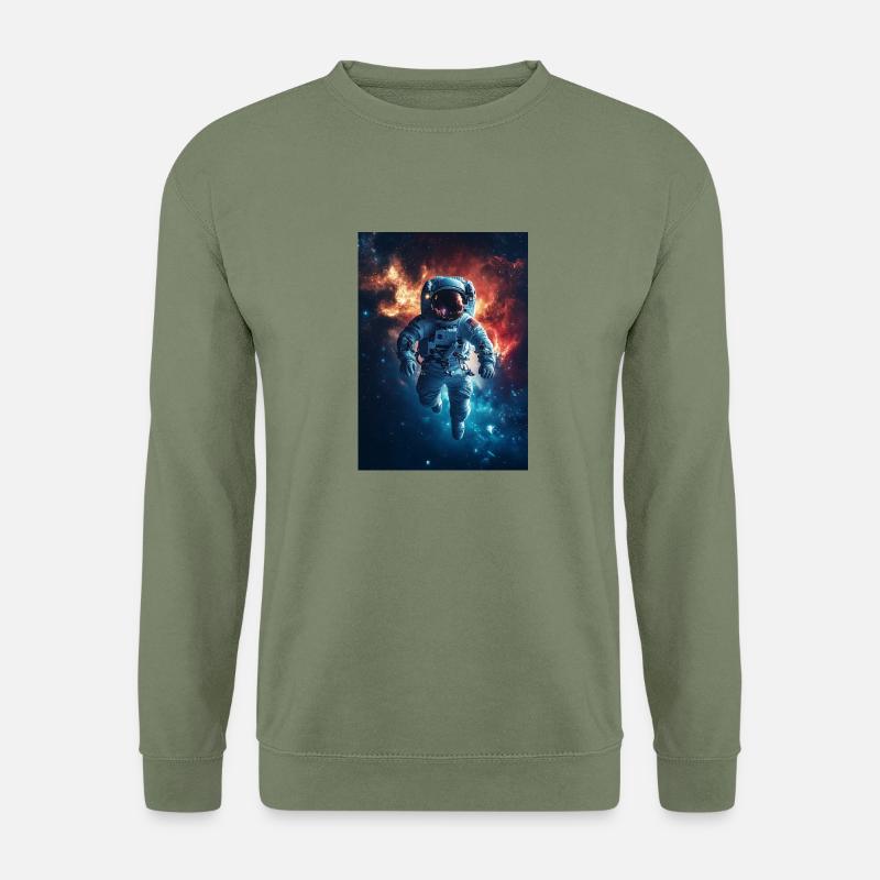 Astronaut 1 - Unisex Pullover - Armeegrün
