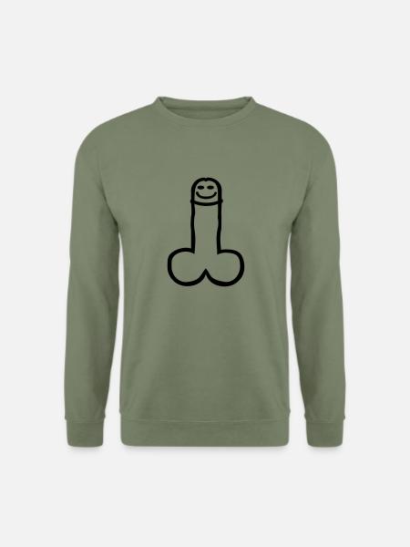 Pénis - Sweat-shirt Unisexe - vert militaire