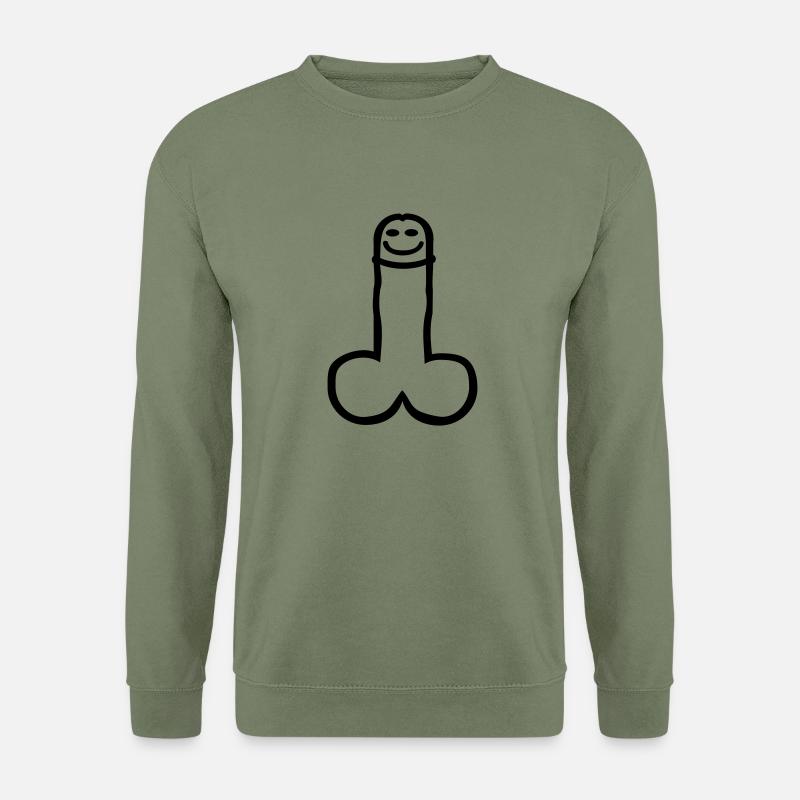 Penis - Unisex Pullover - Armeegrün
