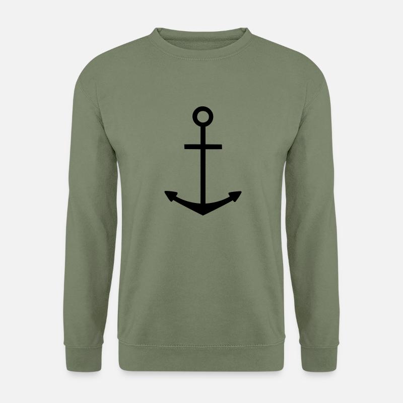 Anker - Unisex Pullover - Armeegrün