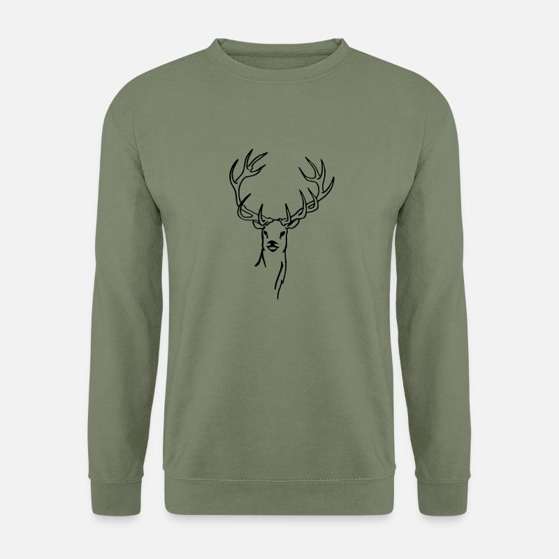 Deer - Unisex Sweatshirt - army green