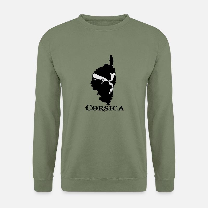 corsica Korsika - Unisex Pullover - Armeegrün