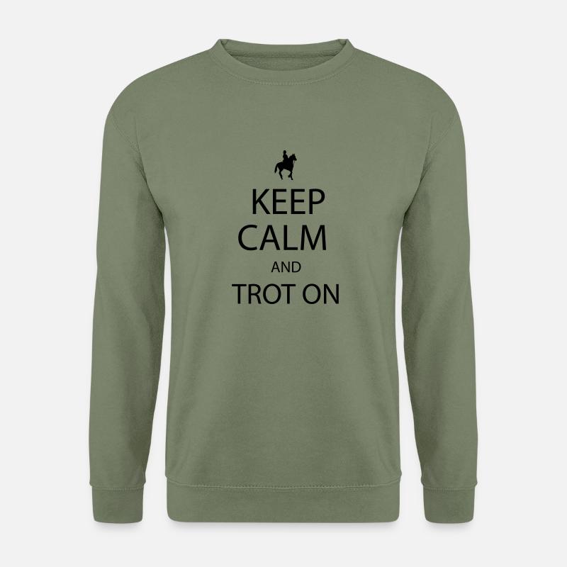 Trot On - Unisex Pullover - Armeegrün