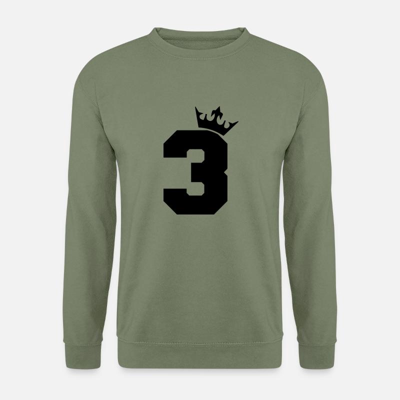 3_krone - Unisex Pullover - Armeegrün