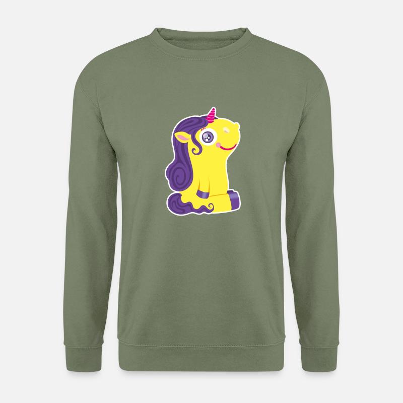 Kleines Einhorn - Unisex Pullover - Armeegrün