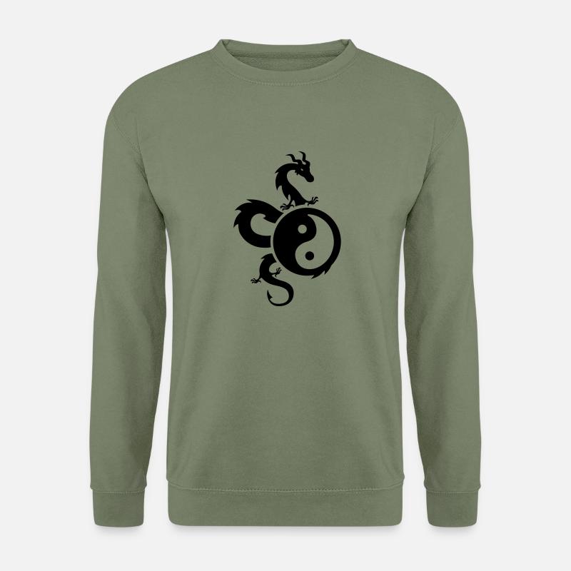 yin yang - Unisex Pullover - Armeegrün