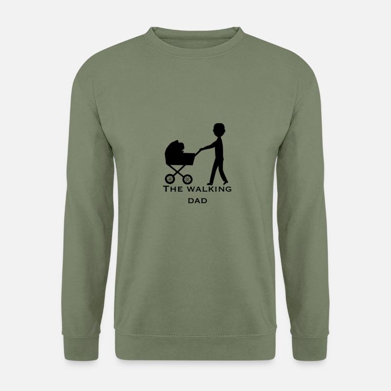 Papa on the Move - Unisex Pullover - Armeegrün
