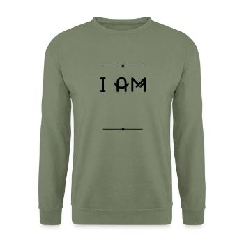 IF LOST RETURN TO... Duo - Unisex Pullover - Armeegrün - Vorne - Alina (178cm) & Michal (187cm)