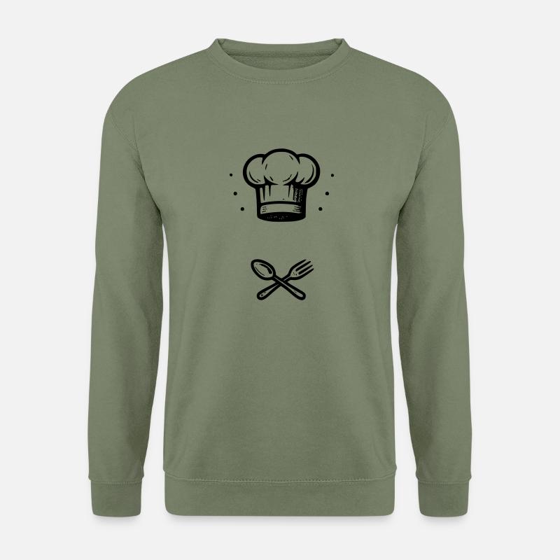 Chef and your FIRST NAME - Unisex Sweatshirt - army green