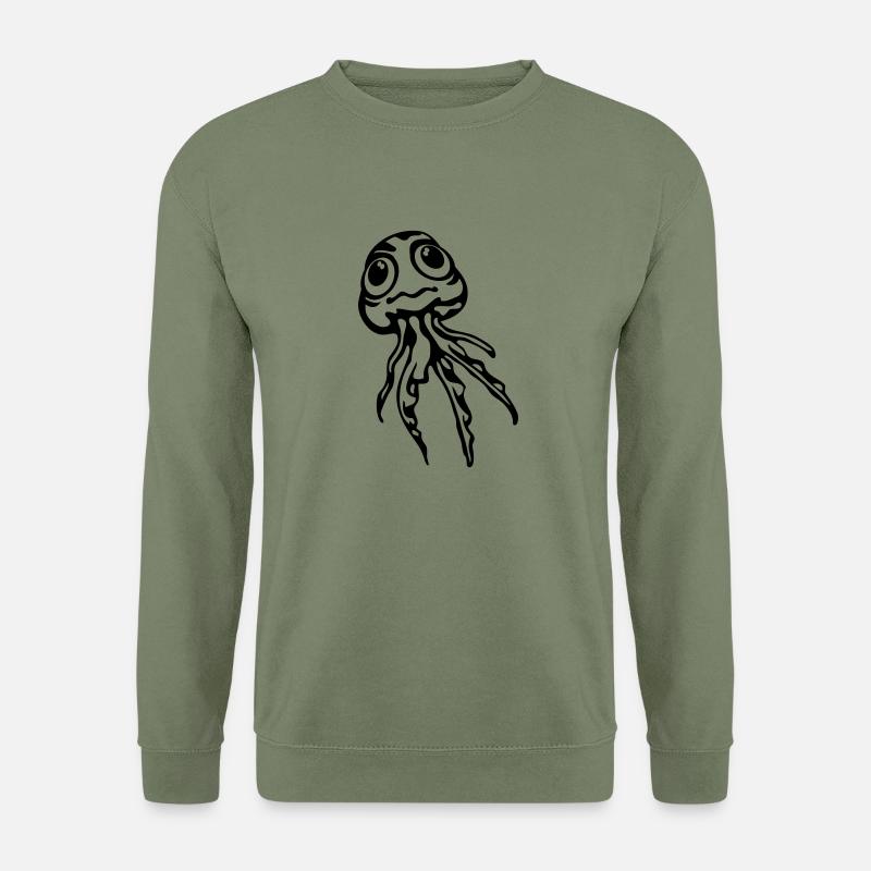 Jellyfish - Unisex Pullover - Armeegrün