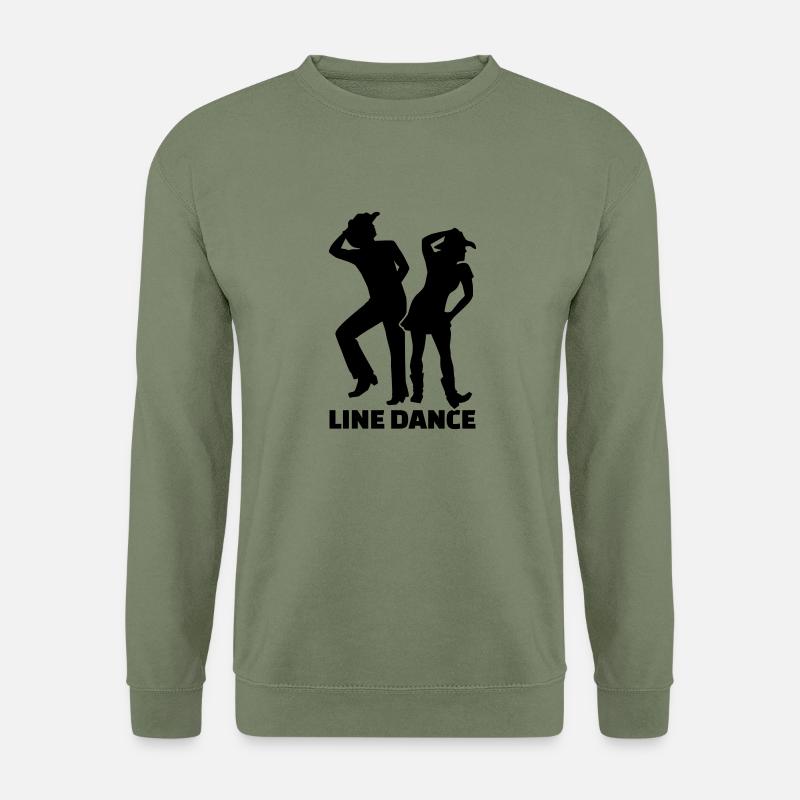 Line dance - Unisex Sweatshirt - army green