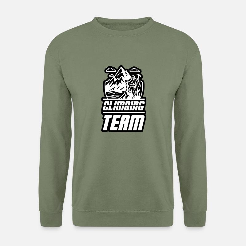 Équipe d’alpinisme - Sweat-shirt Unisexe - vert militaire