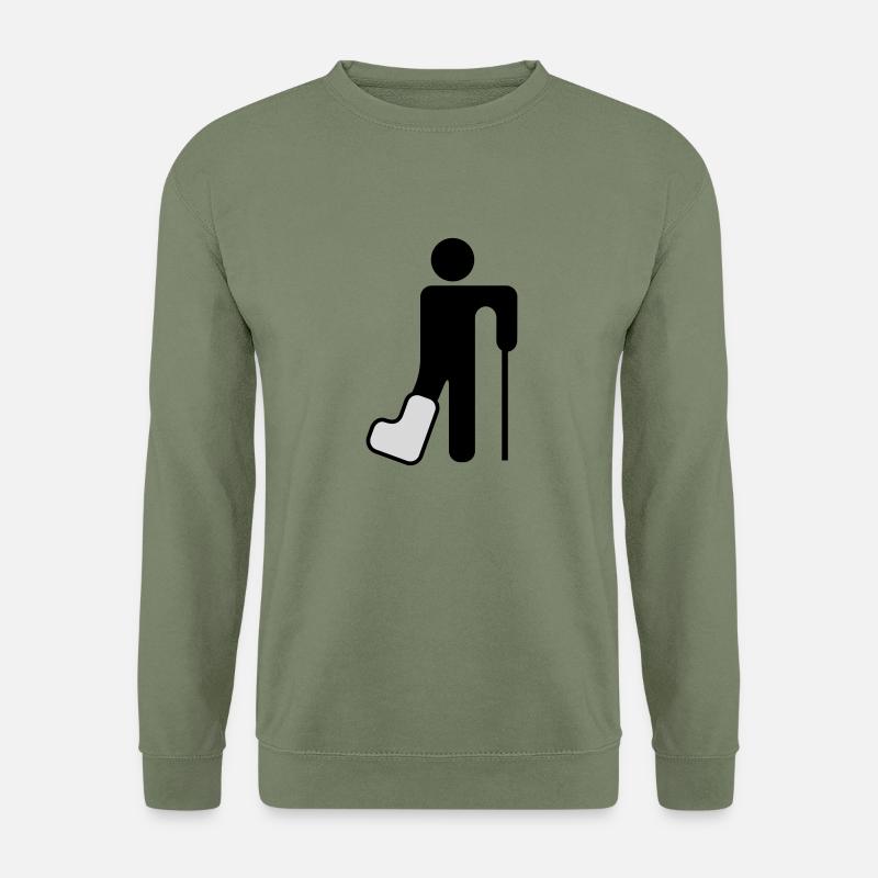 broken_leg - Unisex Sweatshirt - army green