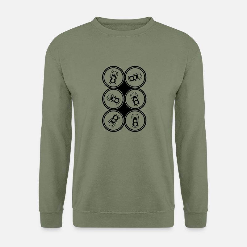 6 Pack - Unisex Pullover - Armeegrün
