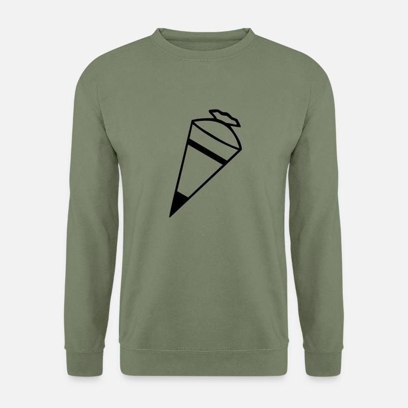 Sugar cone - school cone - Unisex Sweatshirt - army green