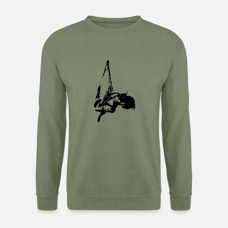 Hanging Sideways - Unisex Pullover - Armeegrün