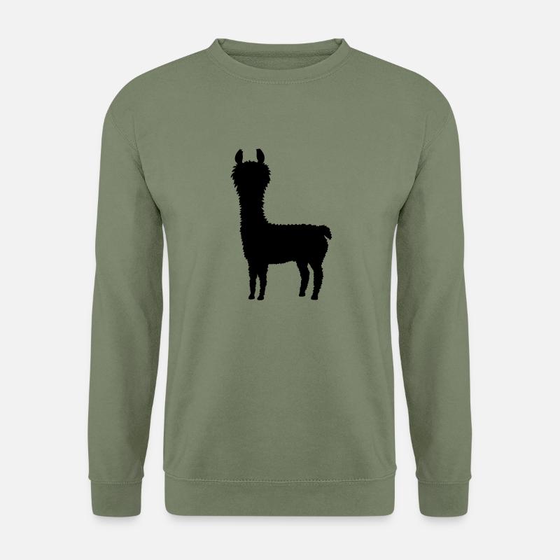 Cool Silhouette Alpaka - Unisex Pullover - Armeegrün