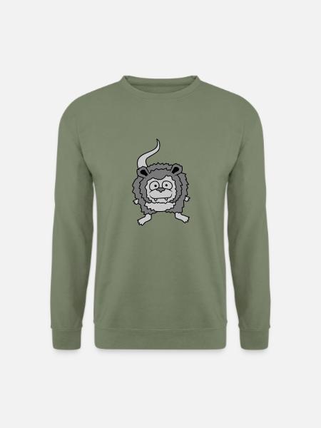 Opossum from the front - Unisex Sweatshirt - army green