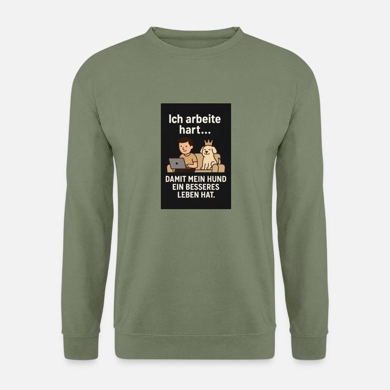 Lustige Sprüche - Unisex Pullover - Armeegrün