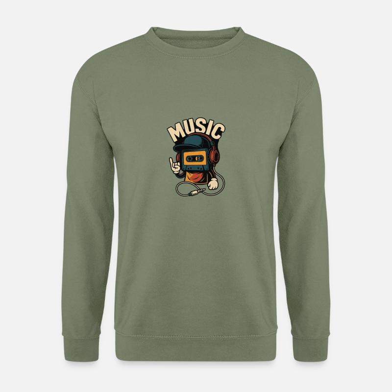 Musik - Unisex Pullover - Armeegrün