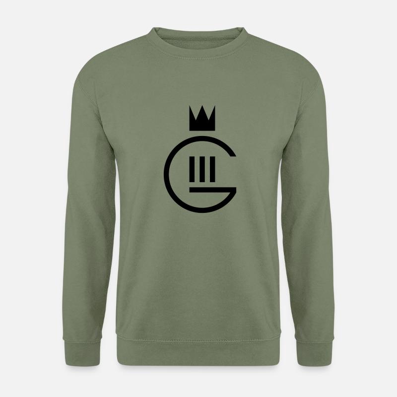 Monogramm Gustaf III. - Unisex Pullover - Armeegrün