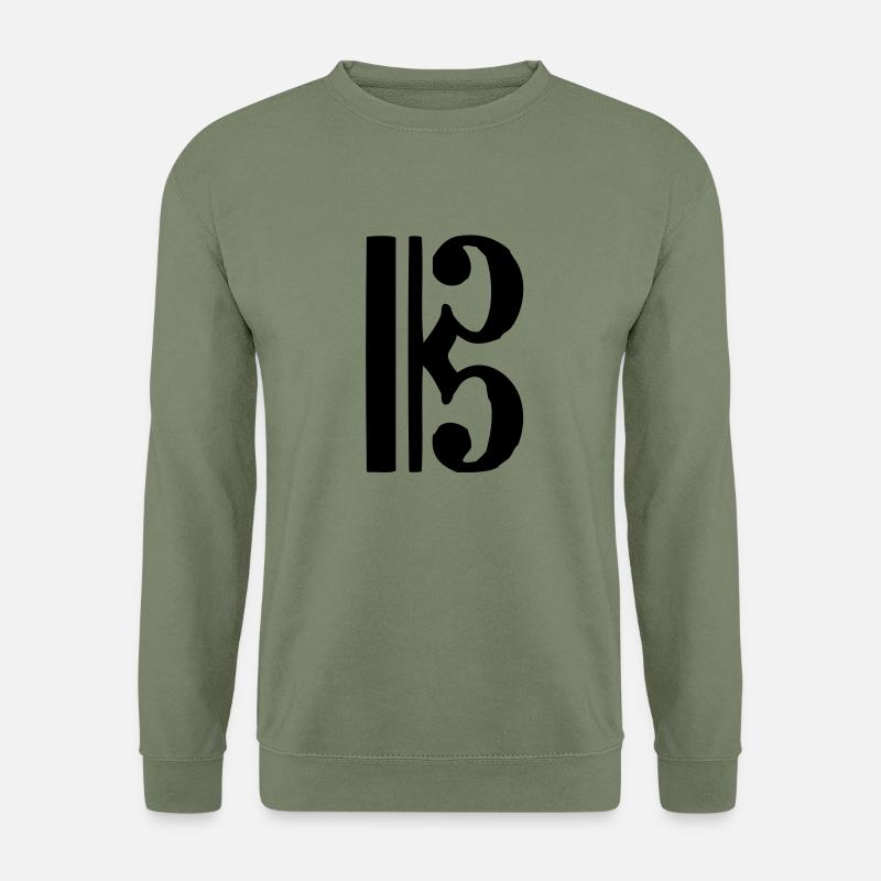 cle had music notes - Unisex Sweatshirt - army green
