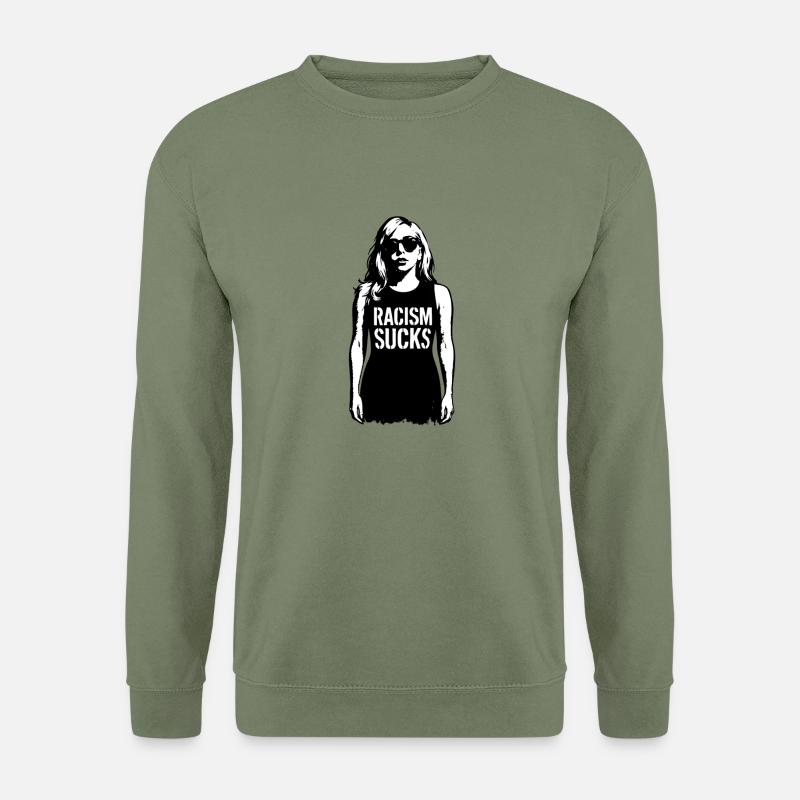 Racism Sucks - Unisex Pullover - Armeegrün