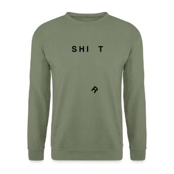 Shit - Unisex Pullover - Armeegrün - Vorne - Alina (178cm) & Michal (187cm)